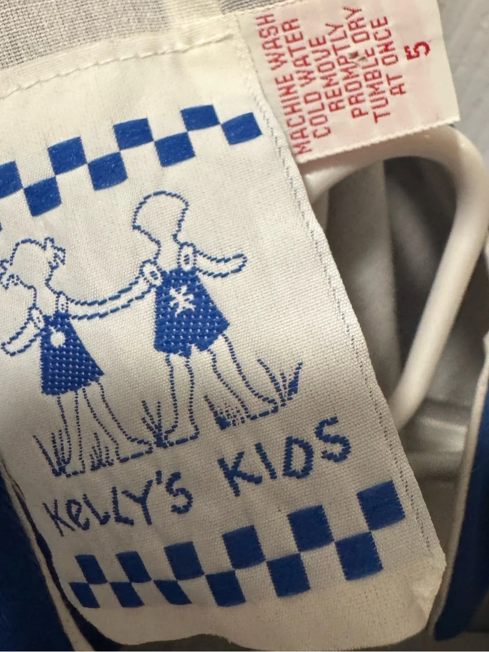 Kelly's Kids Blue Sailor Bear Embroidered One-Piece with Name David